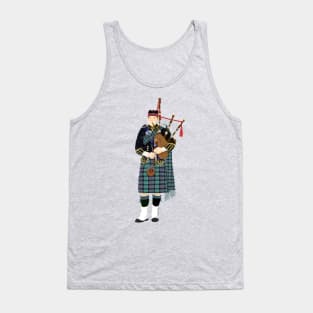 Scottish Bagpiper Tank Top